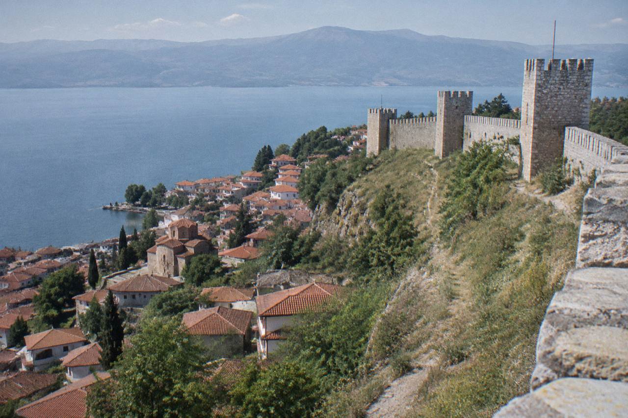 Town centre street in Ohrid