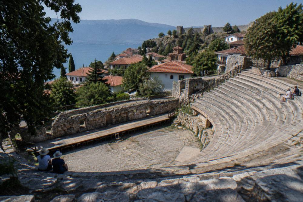 Ancient Theatre of Ohrid, ordinary daylight