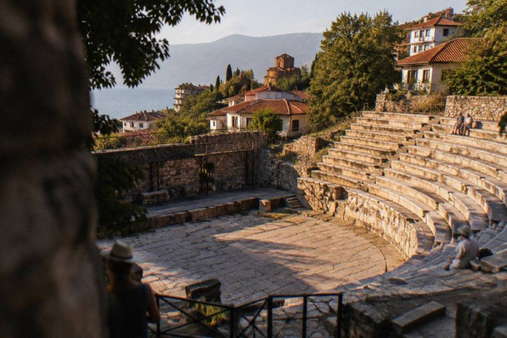 Ancient Theatre of Ohrid stage