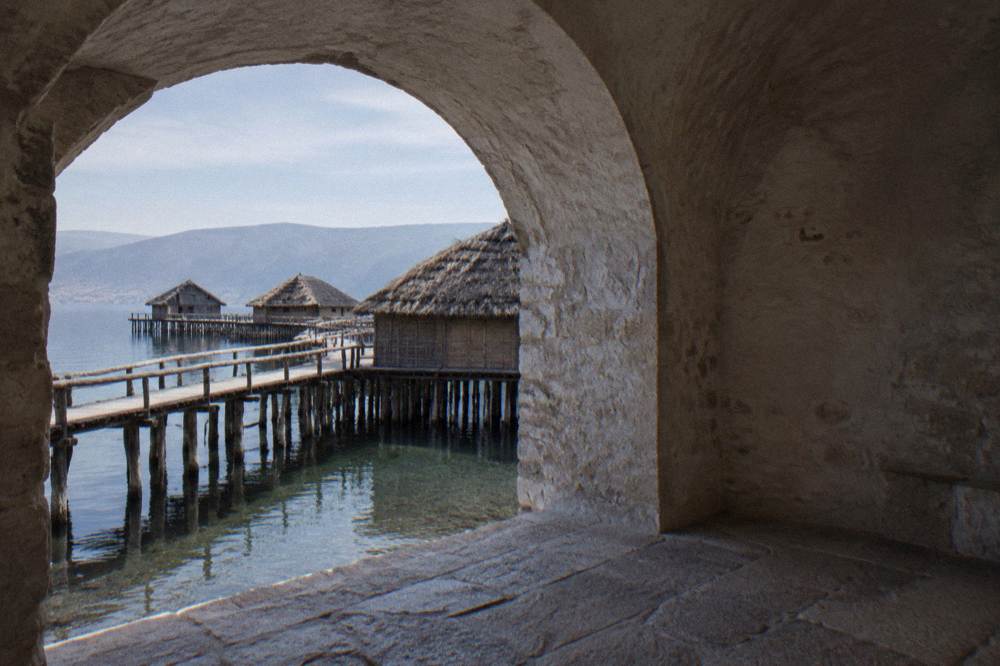 Bay of Bones, Lake Ohrid, ordinary daylight