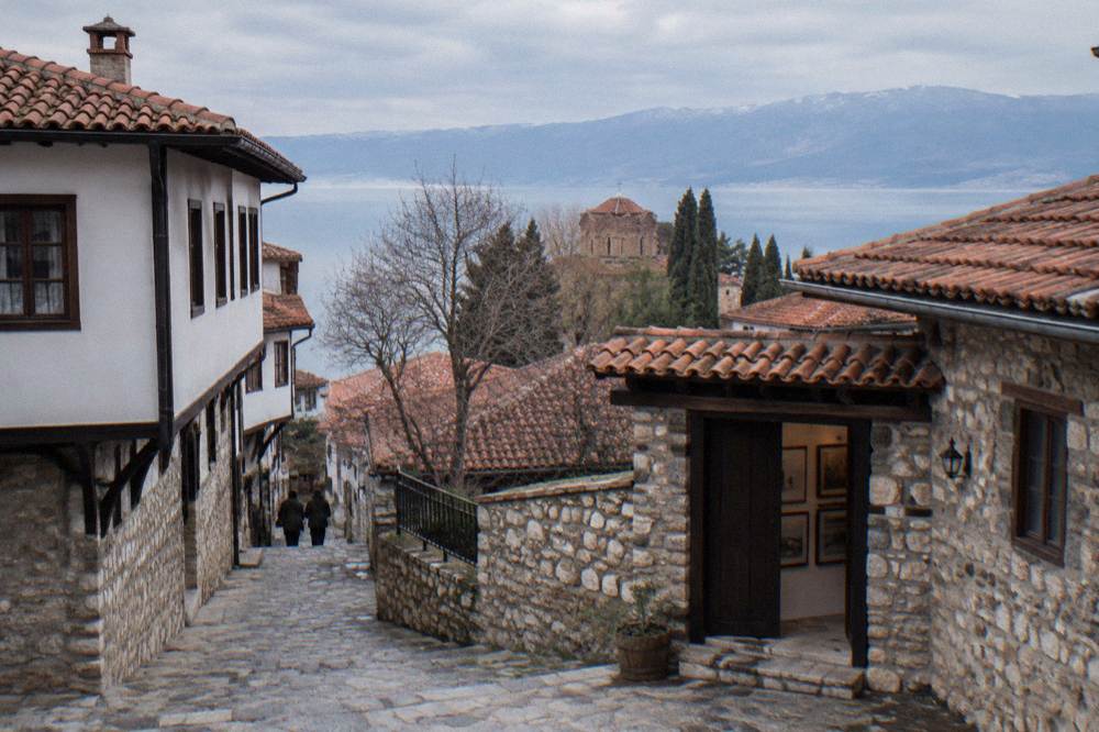 Icon gallery entrance, Ohrid